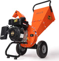Mini Wood Chipper Shredder Mulcher, 7 HP 212cc Gasoline Engine, 3" Max Wood Diameter C33233