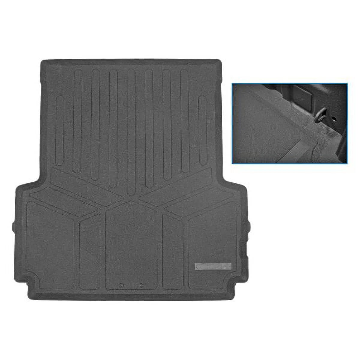 Black Rugged Bed Mat E5841