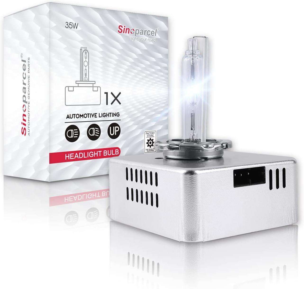6000K 35W Xenon HID Headlight Bulb with Integrated Ballast Y33491