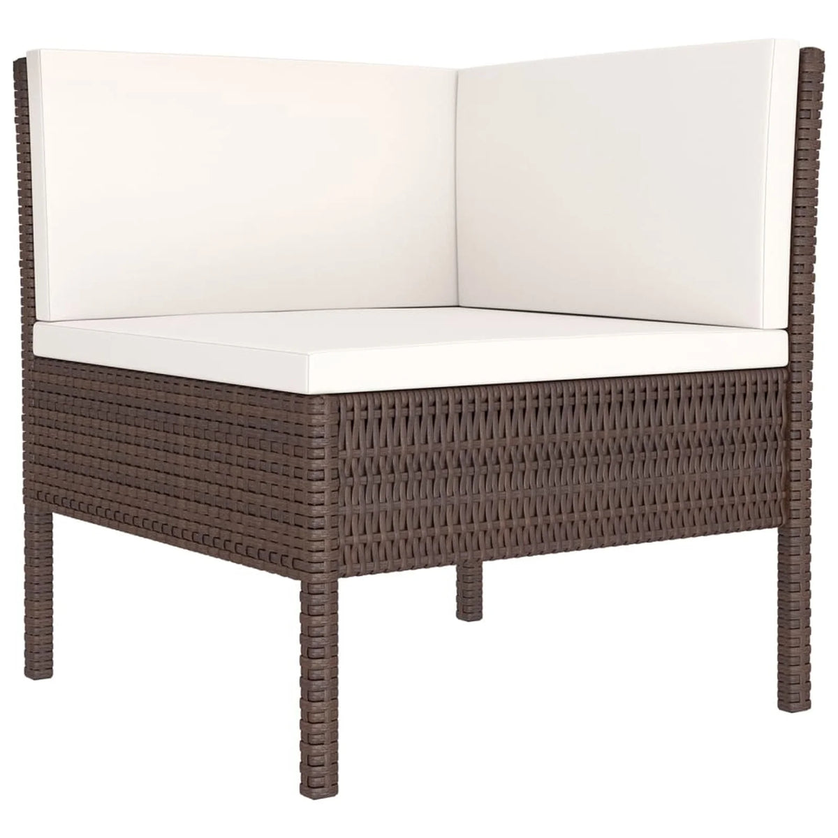 12 Piece Brown Poly Rattan Sectional Outdoor Furniture Set R873