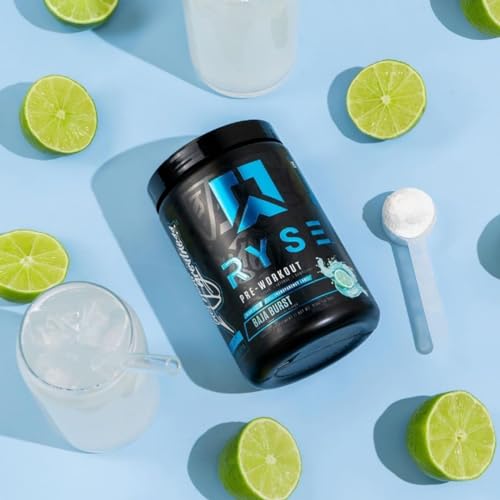25 Servings Pre Workout with Caffeine (Baja Burst) W692011