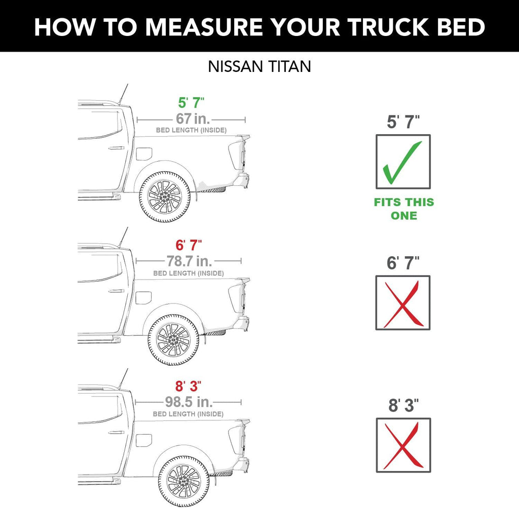 Soft Roll Up Truck Bed Tonneau Cover A178