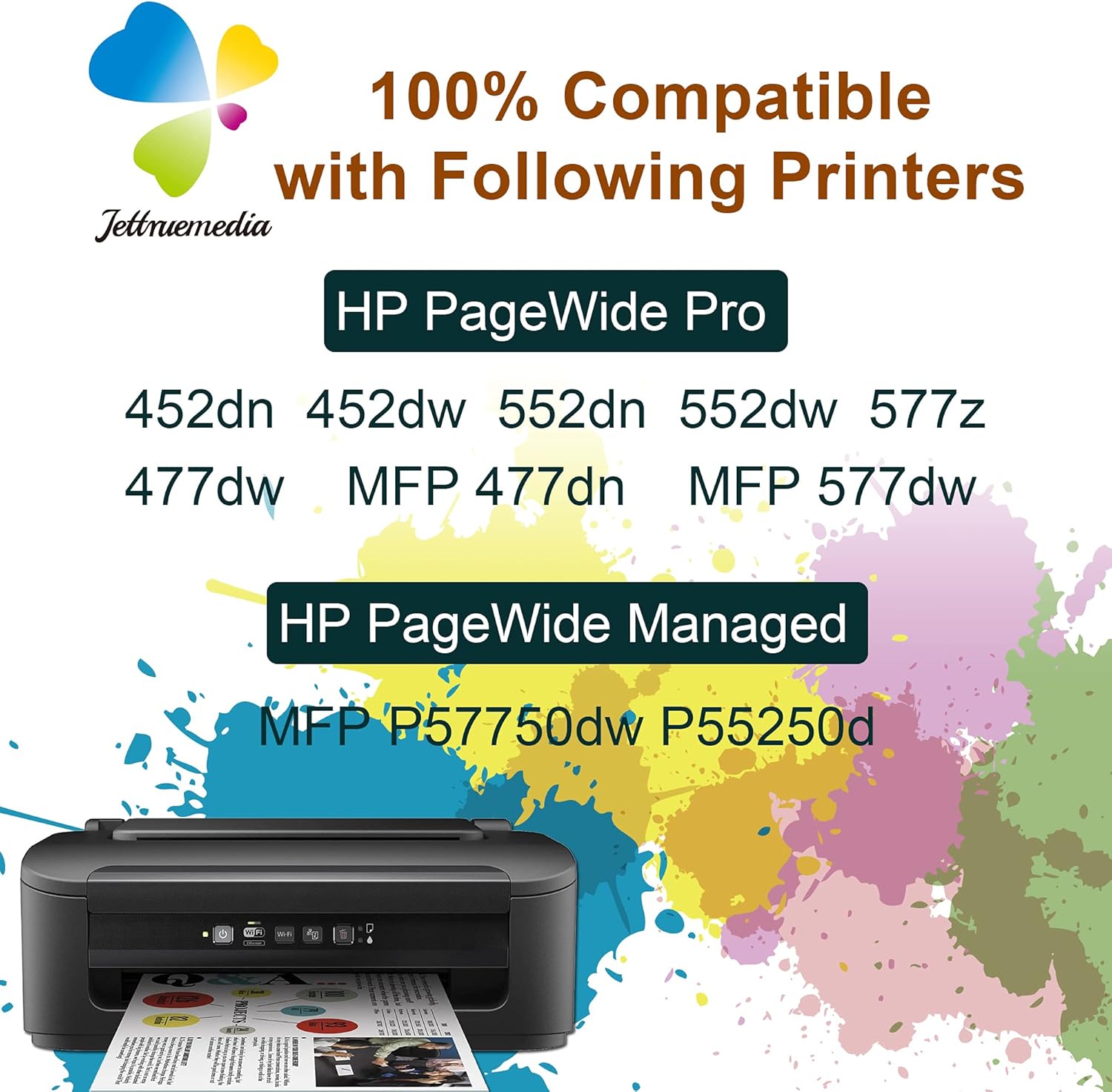Compatible Ink Cartridge Replacement for HP 972X Printer Black/C/M/Y D474