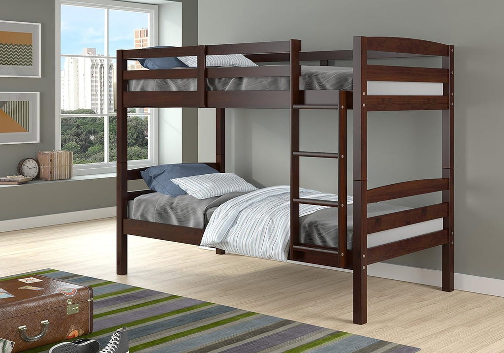 Dark Cappuccino Twin/Twin Arch Bunk Bed N354583