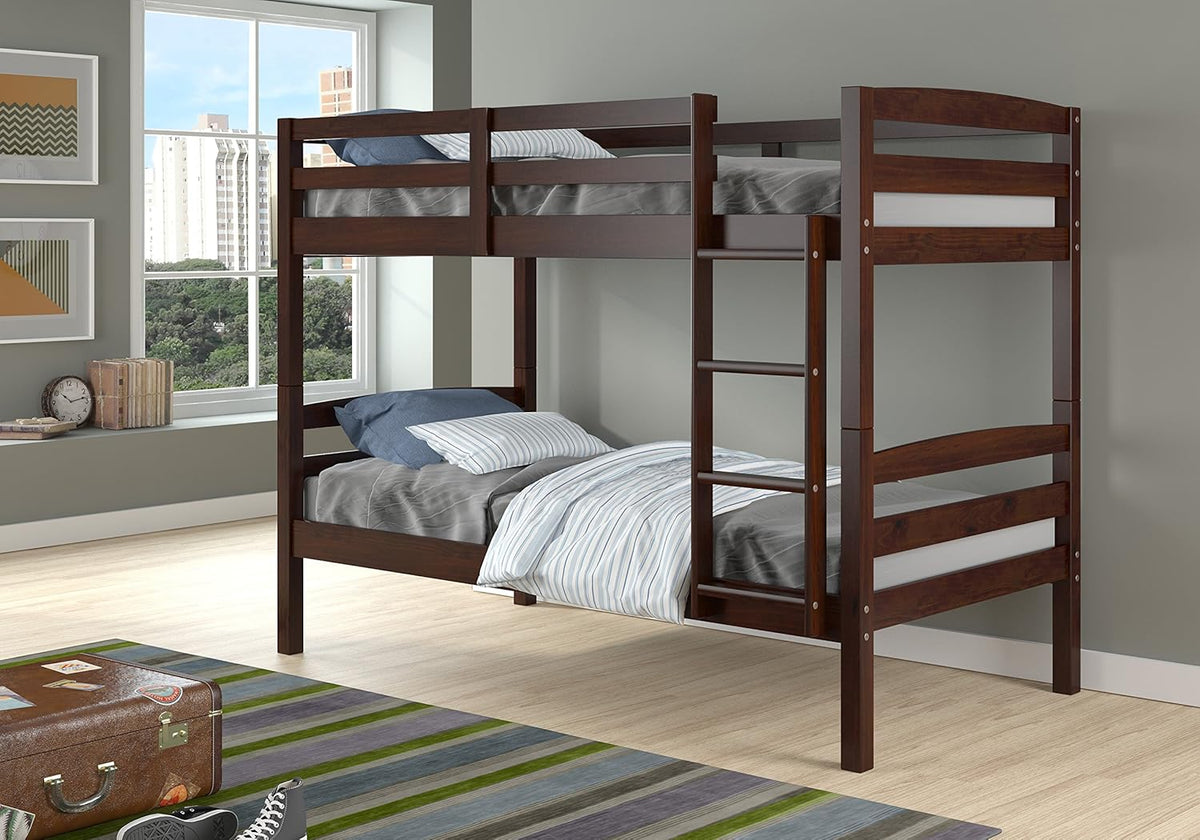 Dark Cappuccino Twin/Twin Arch Bunk Bed N354583
