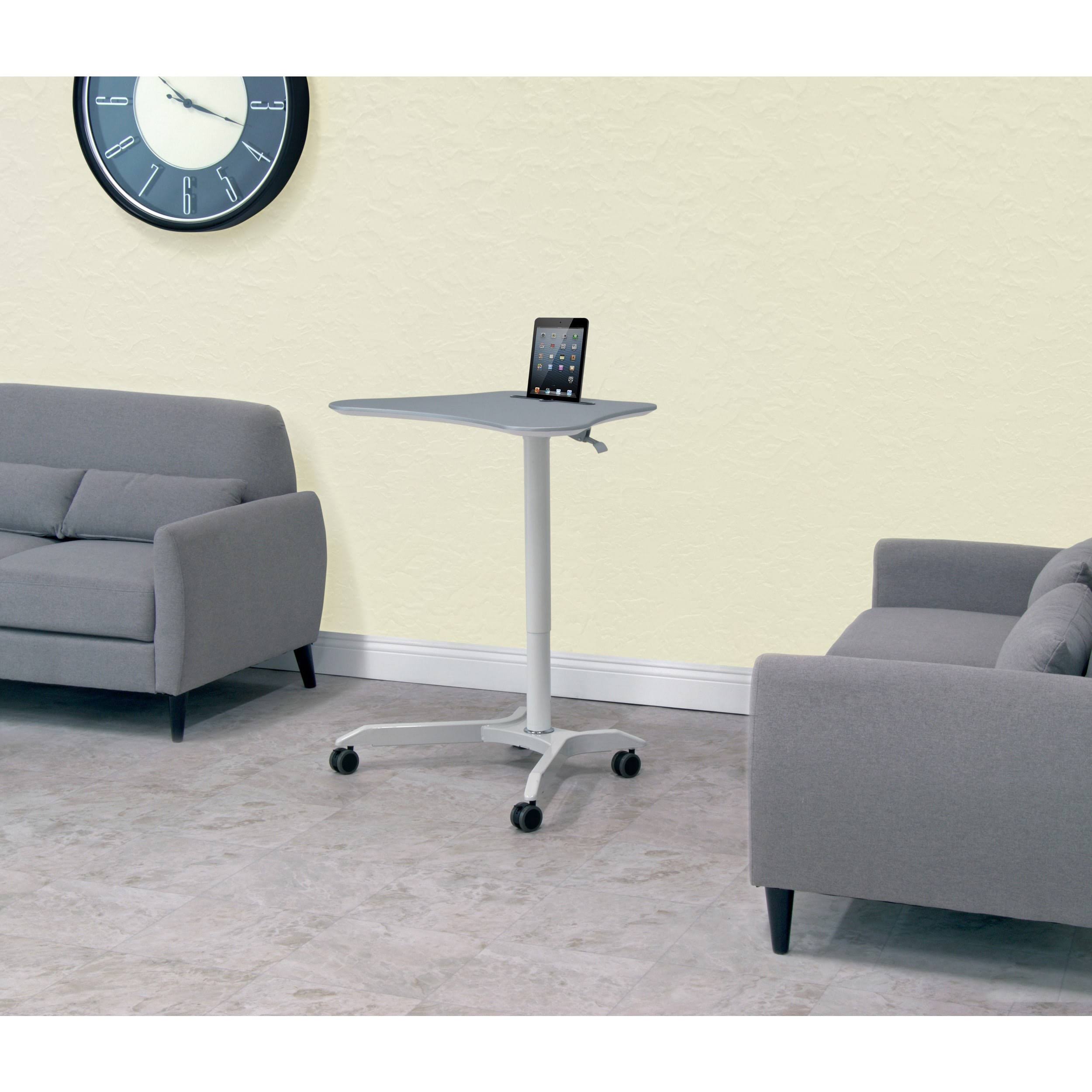 Height Adjustable Cart White Silver N32224