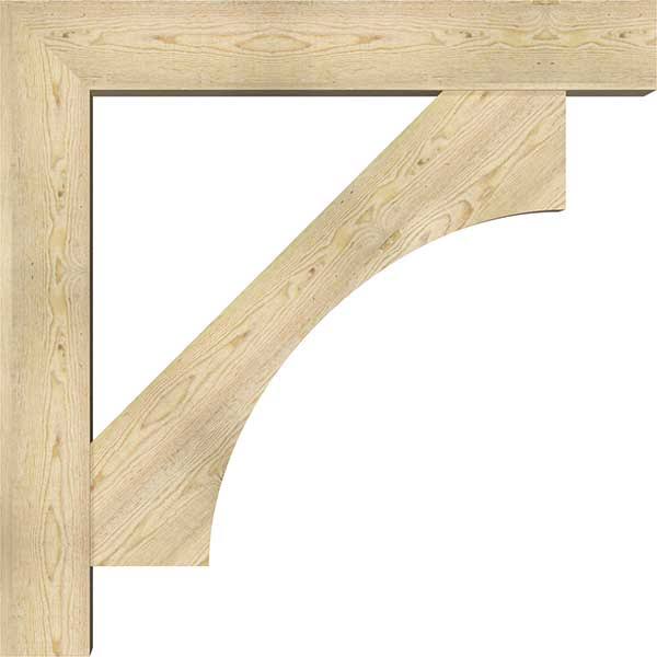 Douglas Fir Bracket with Offset Brace D9875