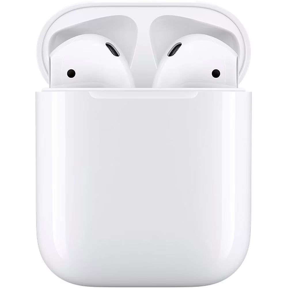 White Wireless Earbuds with Charging Case E439064