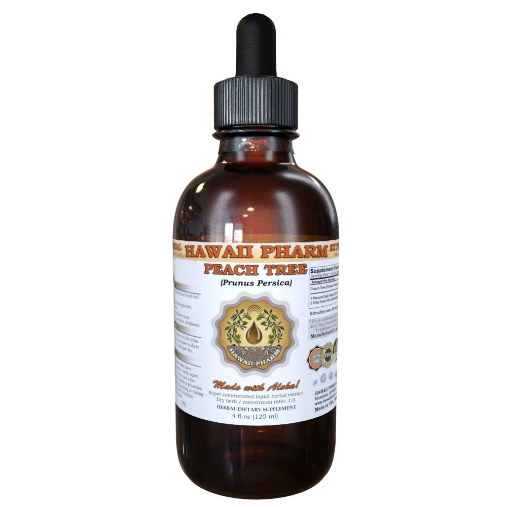 Peach Leaf Liquid Extract Herbal Supplement 4 oz A906