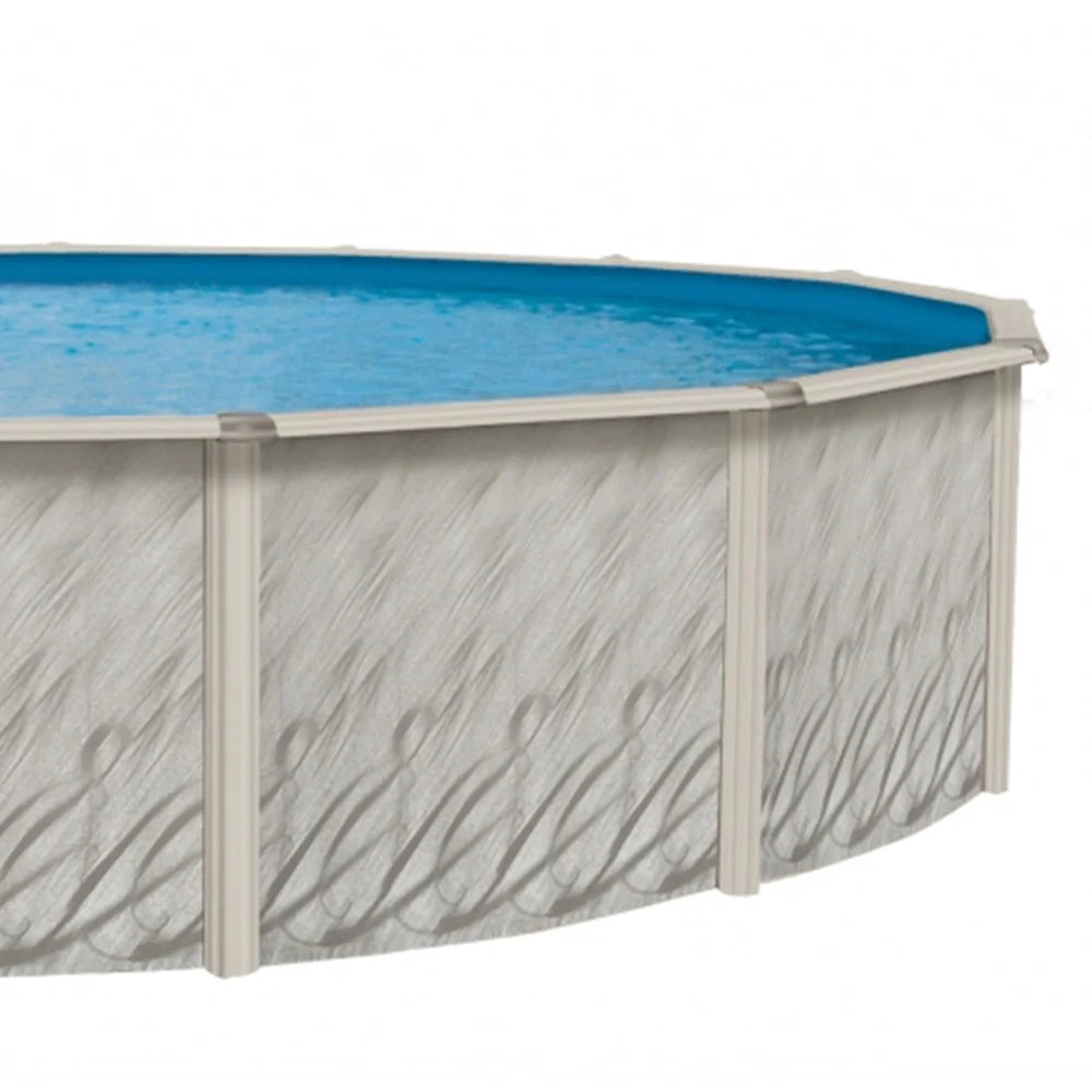 12' Round 52" Wall Above-Ground Swimming Pool with Full Start-Up Kit G35840