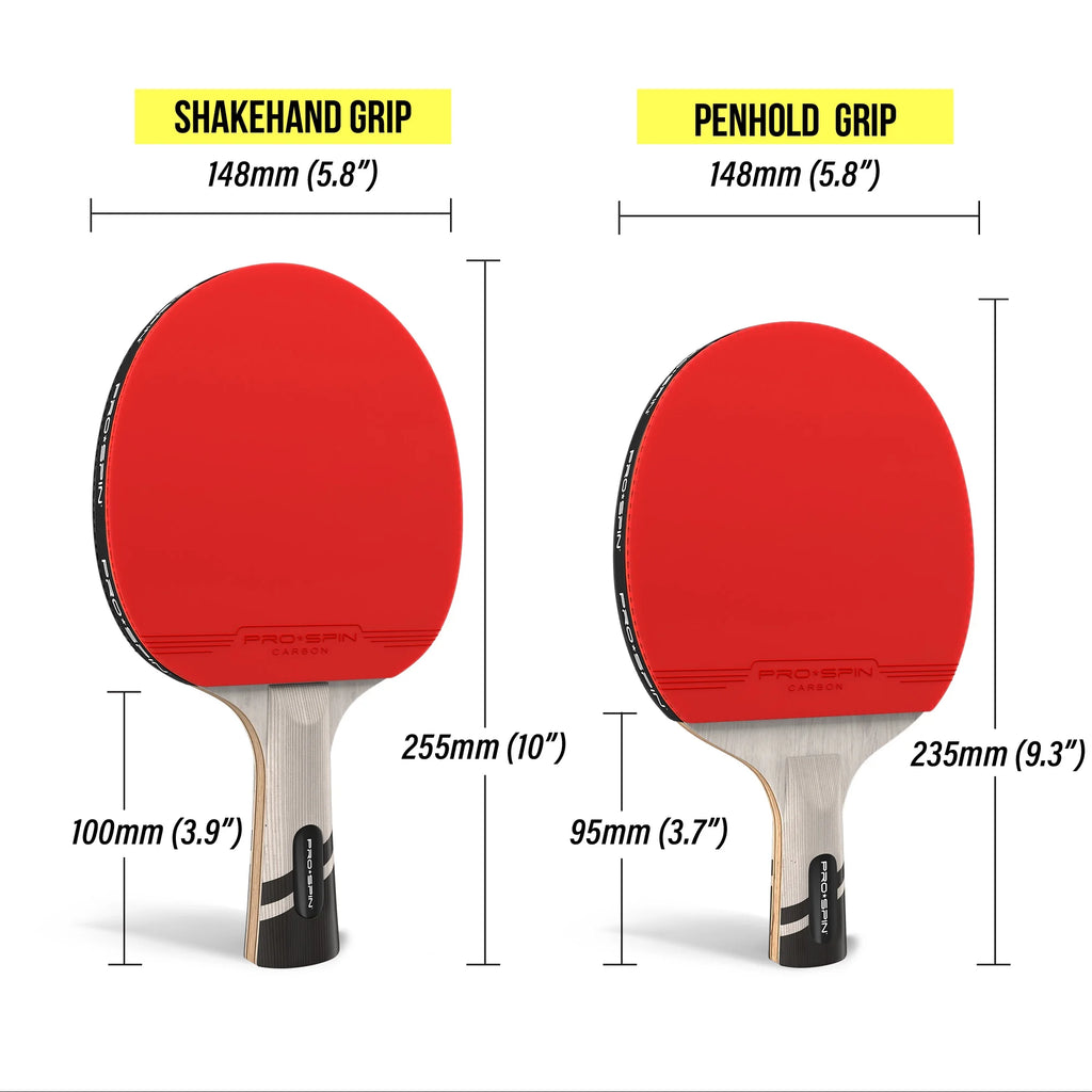 Carbon Fiber Ping Pong Paddle with Penhold Grip N9523
