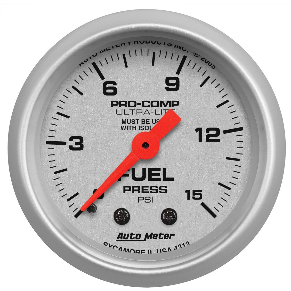 Mechanical Fuel Pressure Gauge O23315