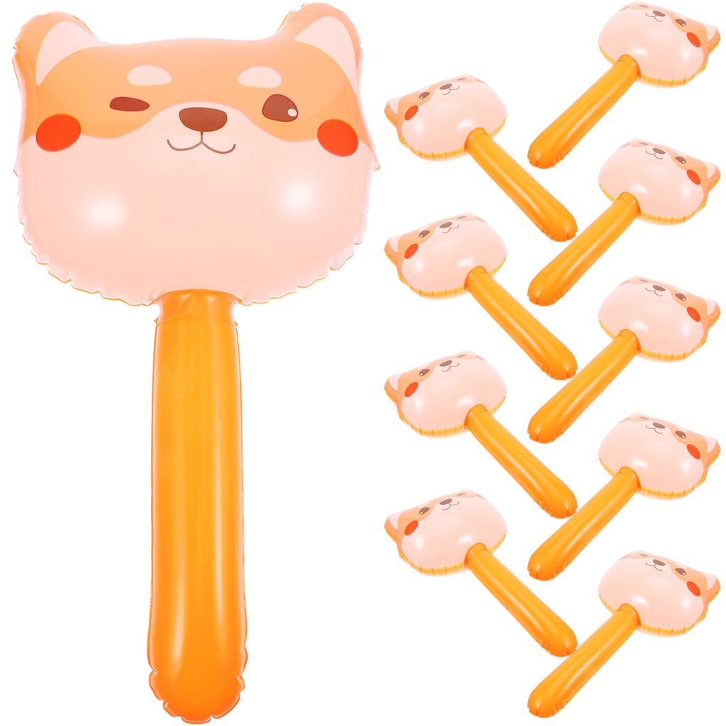 10pcs Inflatable Hammer Toys with Bell Inside A245099