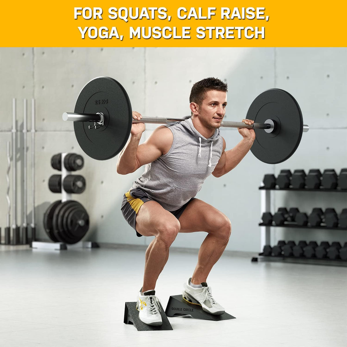 Heavy-Duty Anti-Slip Squat Wedge L428456