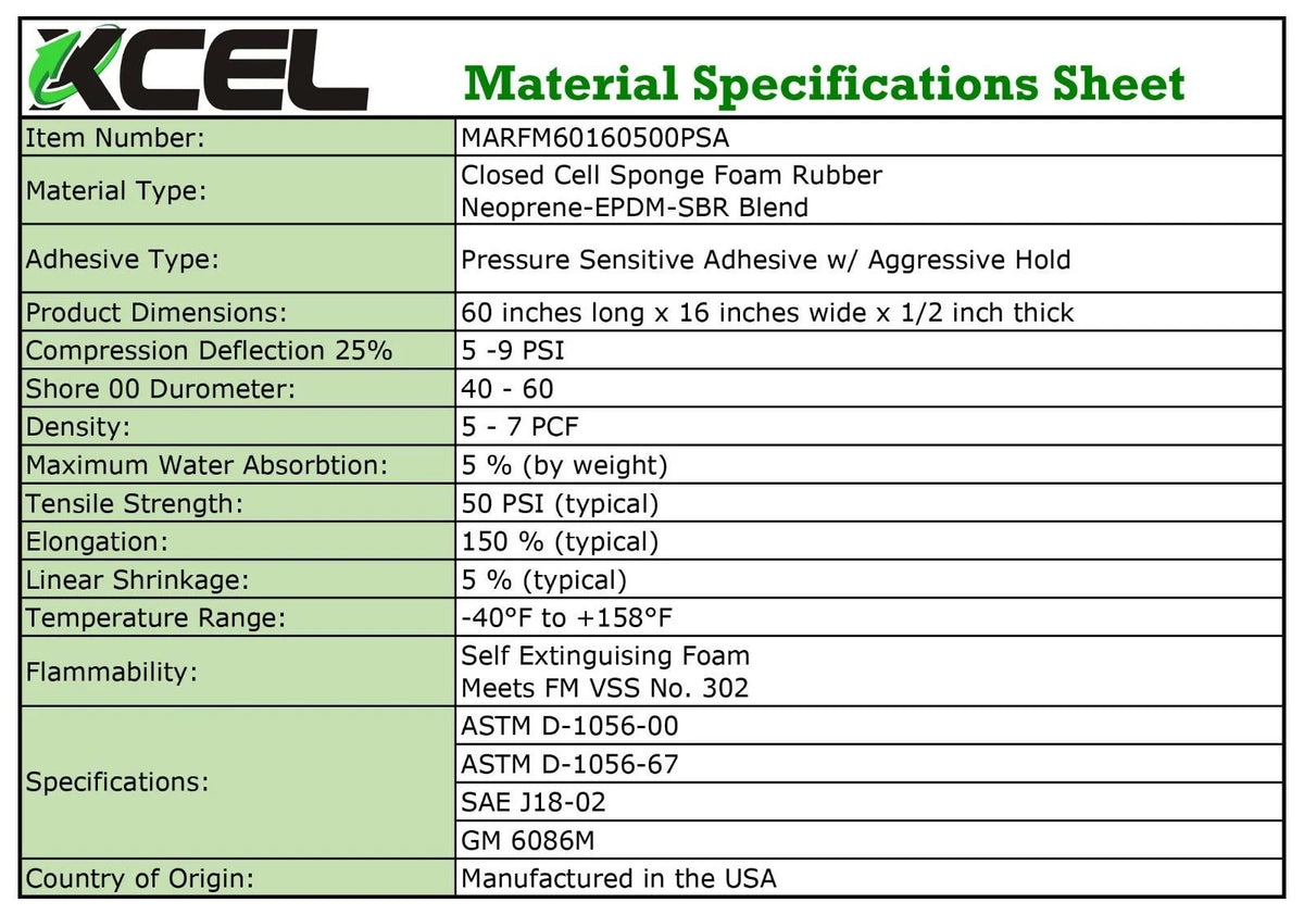 Marine Foam Rolls Sheets with Adhesive Closed Cell Foam Padding Neoprene Foam Cosplay Easy Cut - Various Sizes (60" x 16" x 1/2" (1 Pack), Black, 1) M774