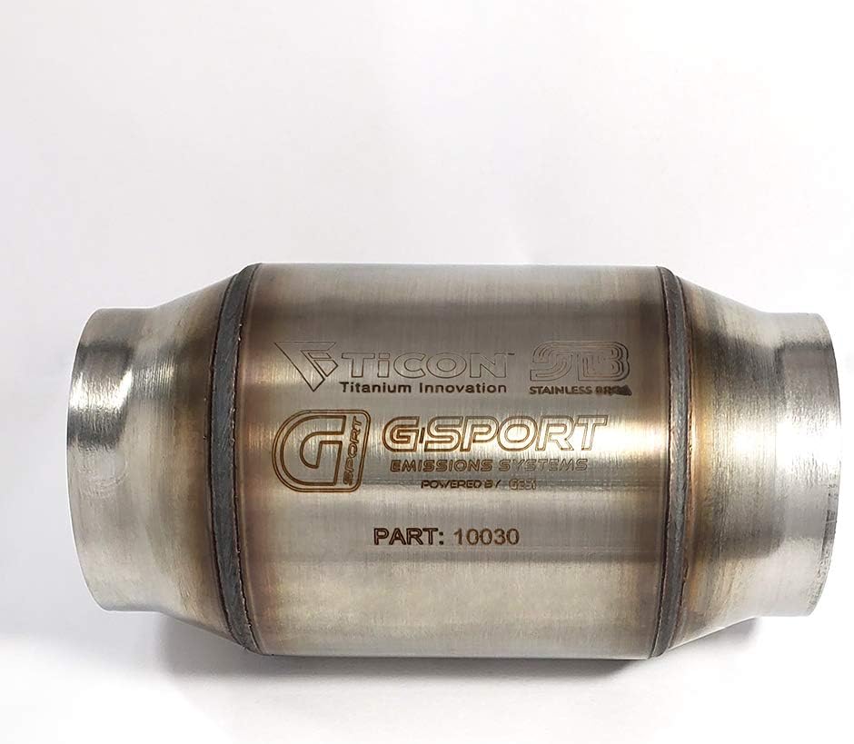 2.5 IN/OUT x 4 Body Non EPA Catalytic Converter B601597