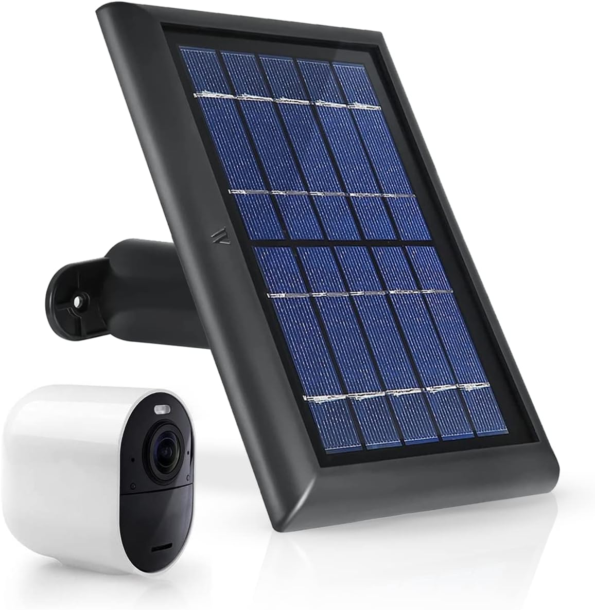 Solar Panel with 13.1ft Cable, 1 Pack, Black H854975