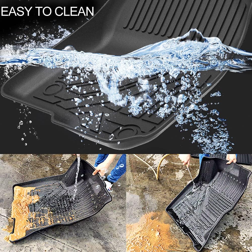 Black Rubber Floor Liner for Toyota Camry L6821