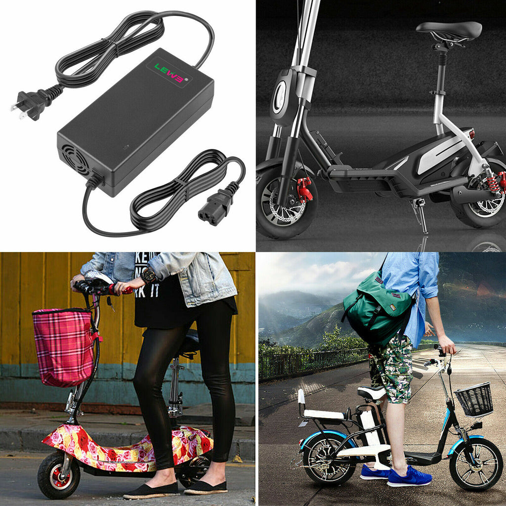 67.2V 2A T Plug Charger for 60V Li-ion Battery Electric Scooter E-bike Bicycle X953751