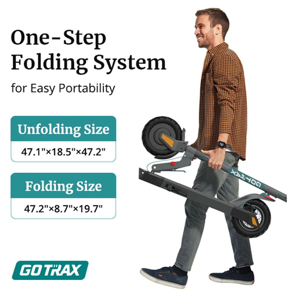 Gray 300W 10" Tire Foldable Electric Scooter K953474
