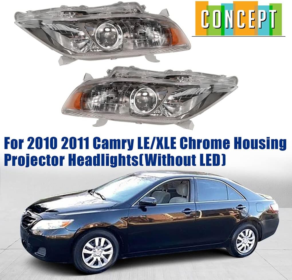 Chrome Projector Headlights for Toyota Camry K741371