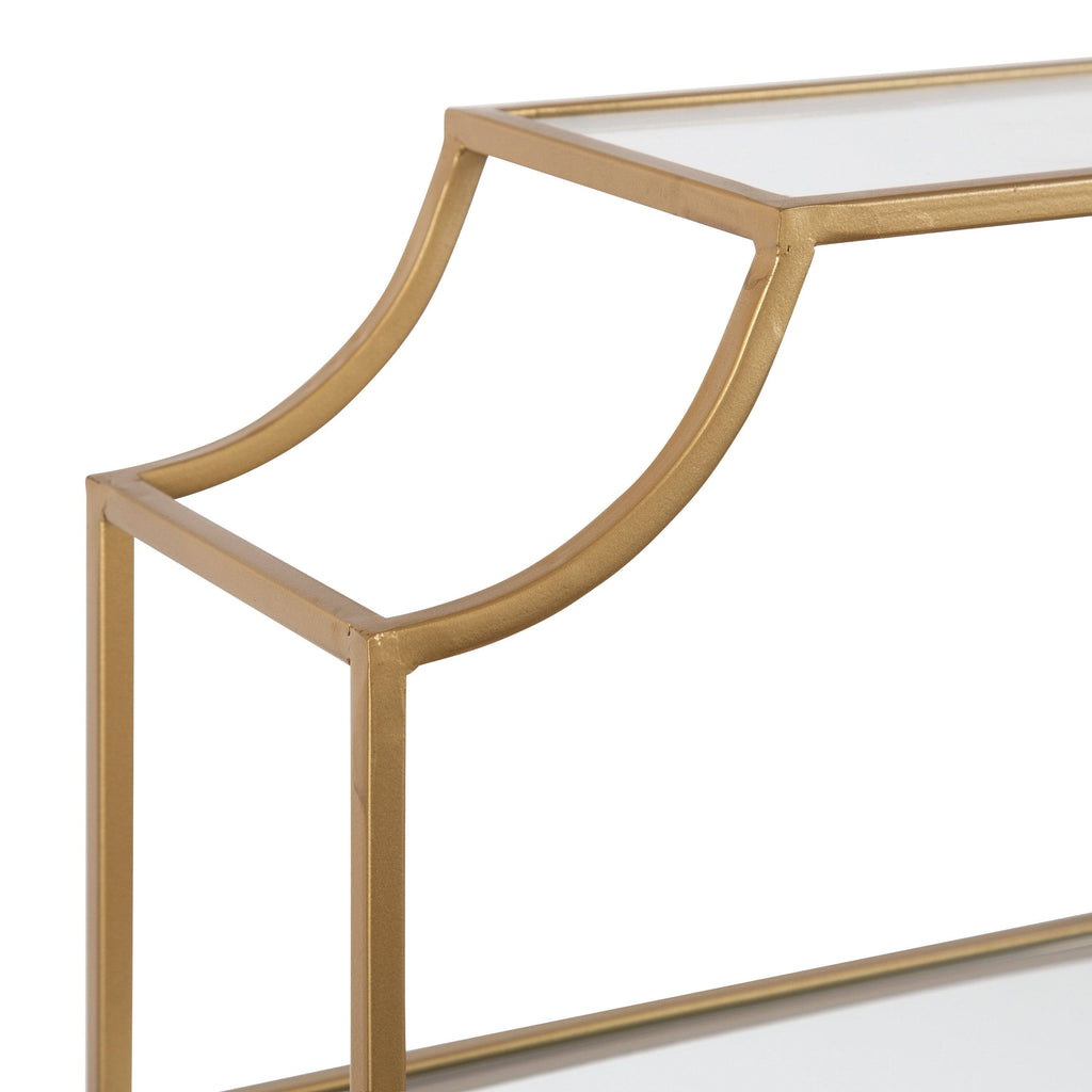 4-Tier Wall Shelf - Silver U6745