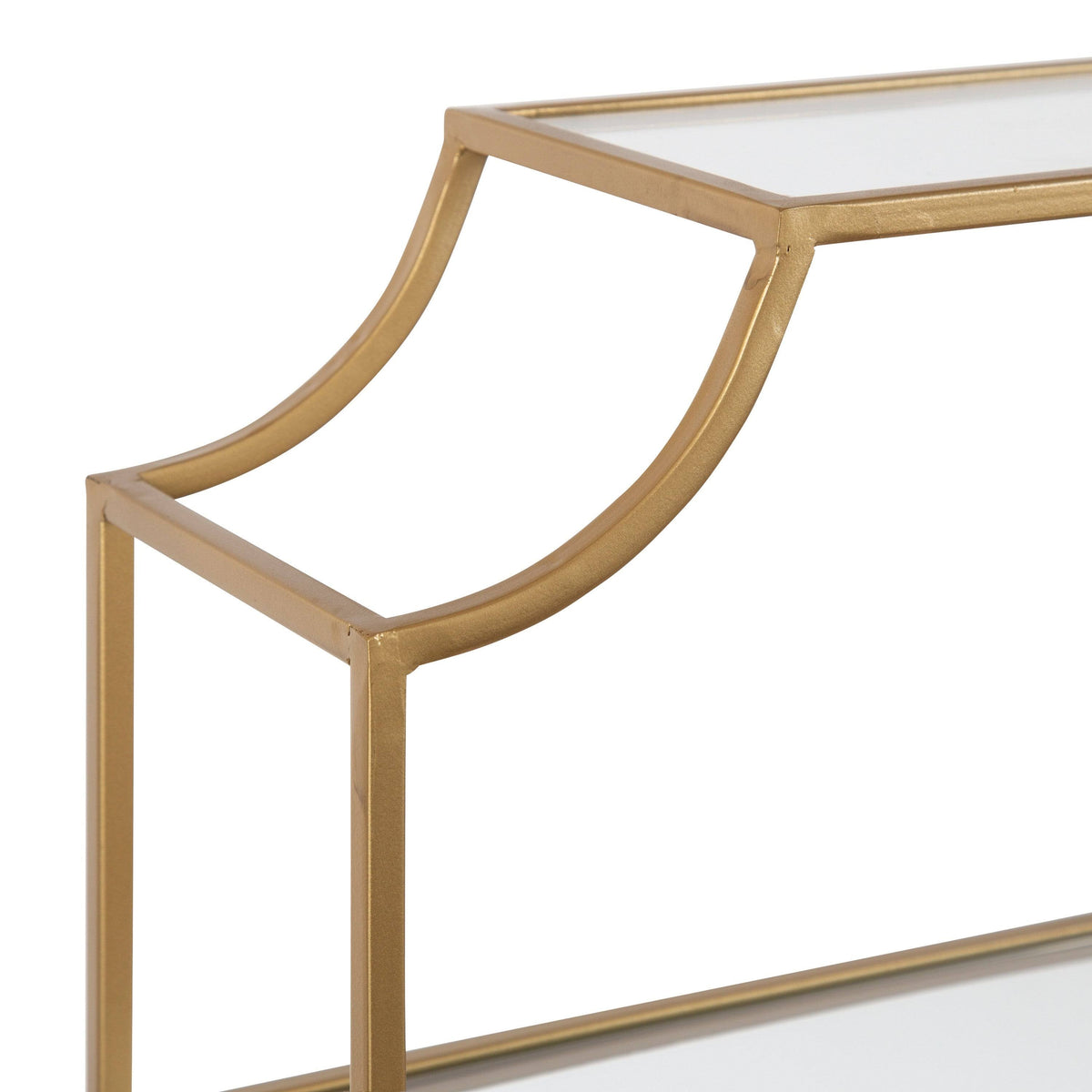 4-Tier Wall Shelf - Silver U6745