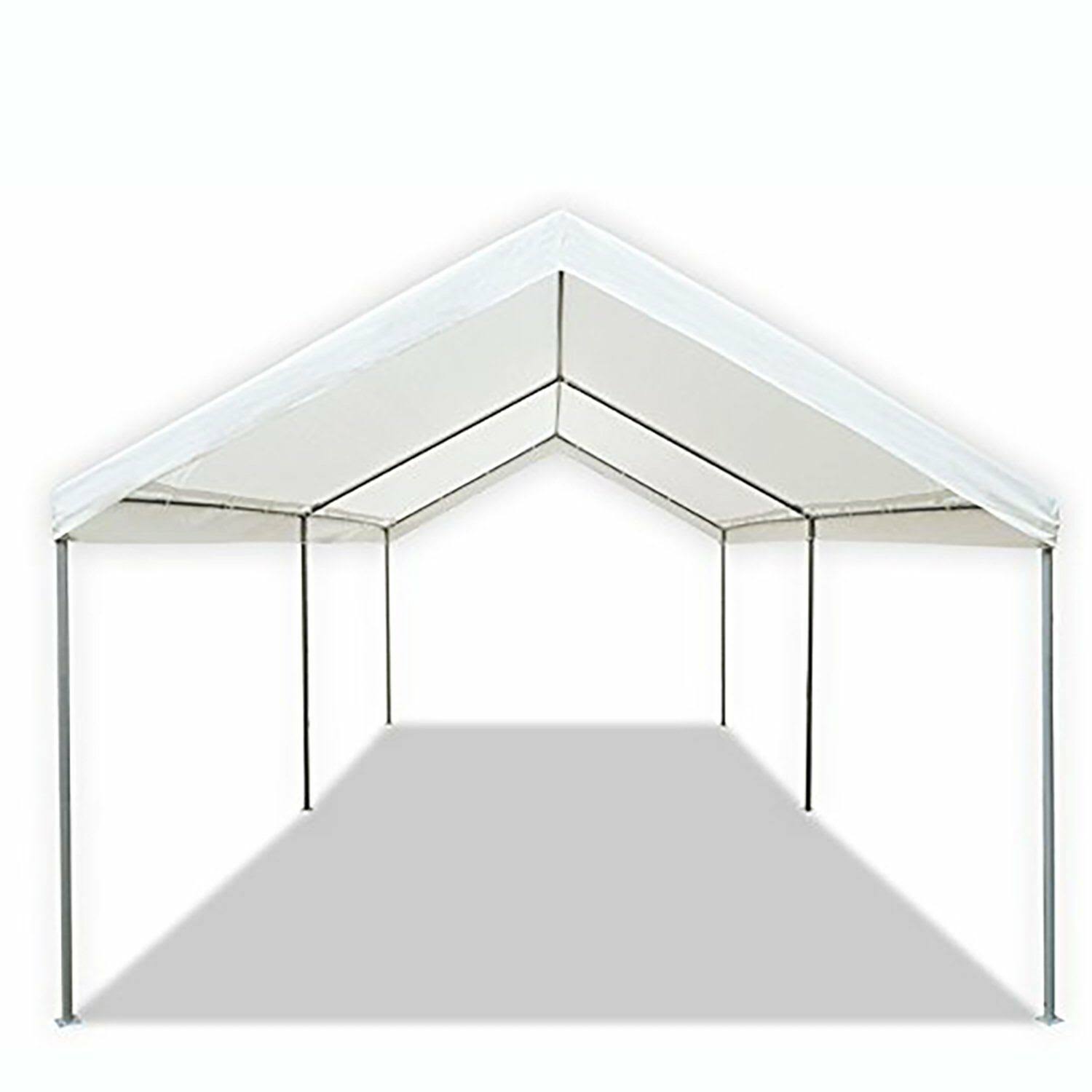 Heavy Duty Portable Carport 10 x 20 White E822153