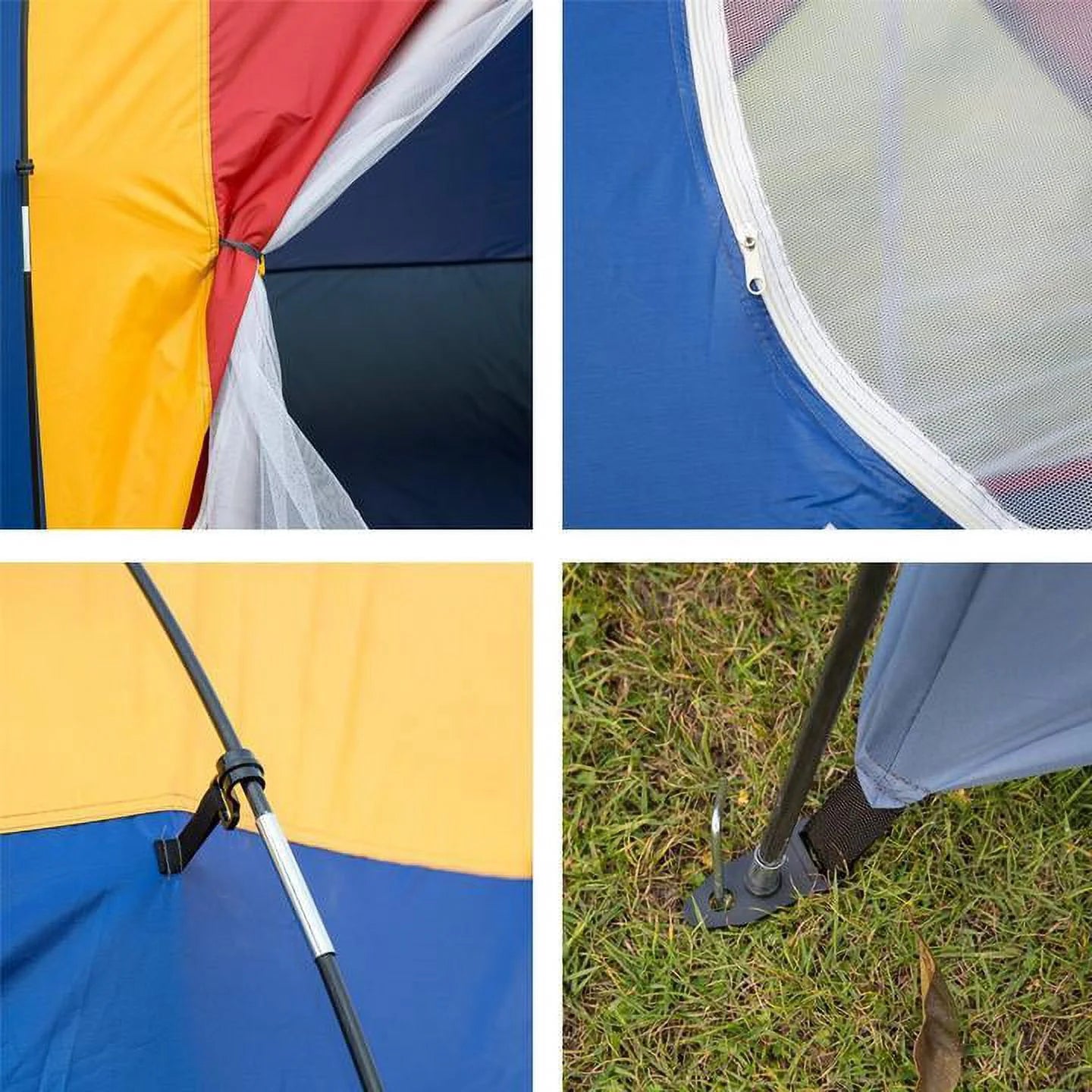 Camping Tent with Carrying Bag and Steel Pegs W1335