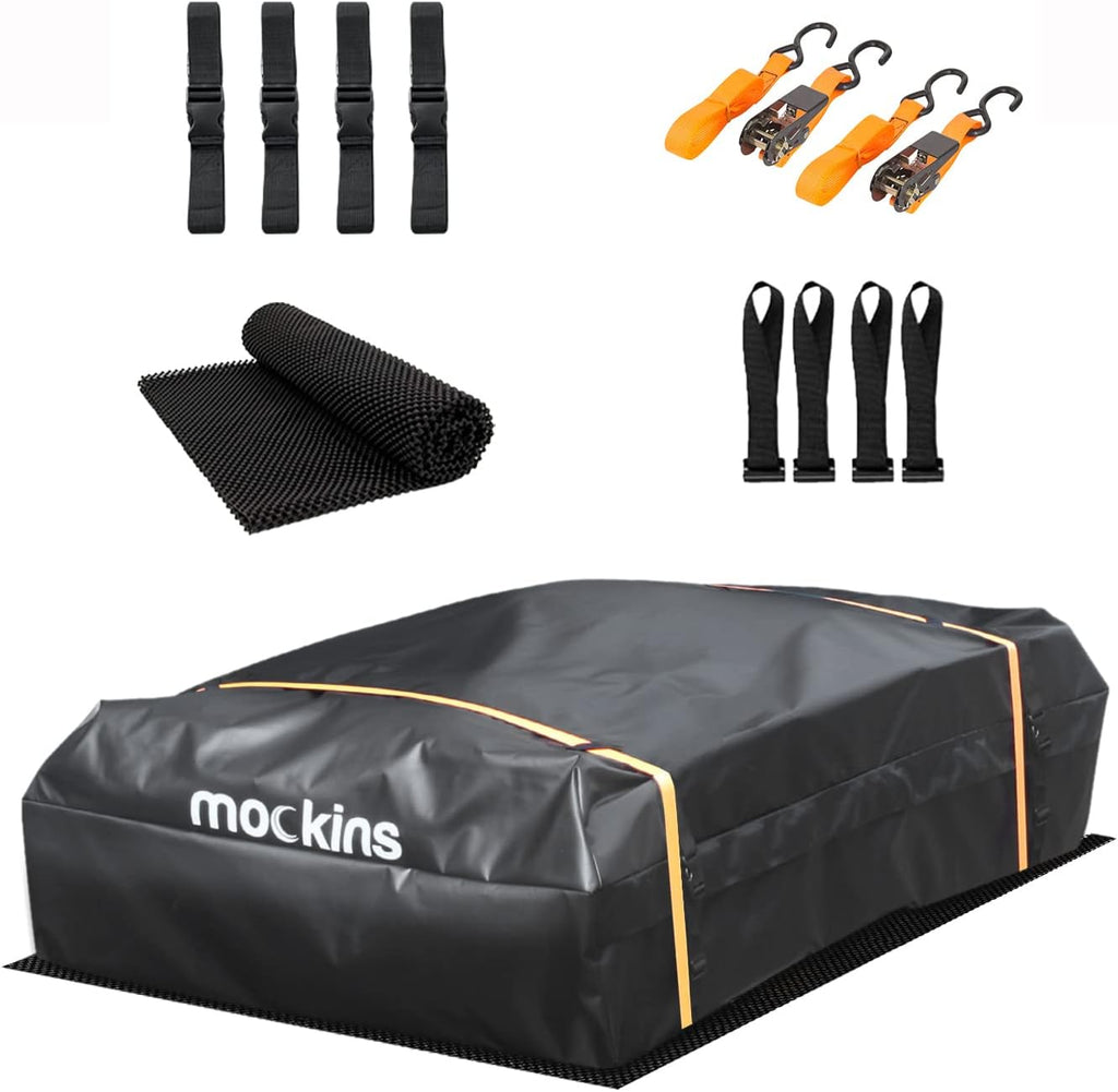 25 Cubic Feet Waterproof Rooftop Cargo Bag with/without Rack N1516