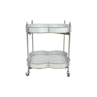 Silver Bar Cart P1170