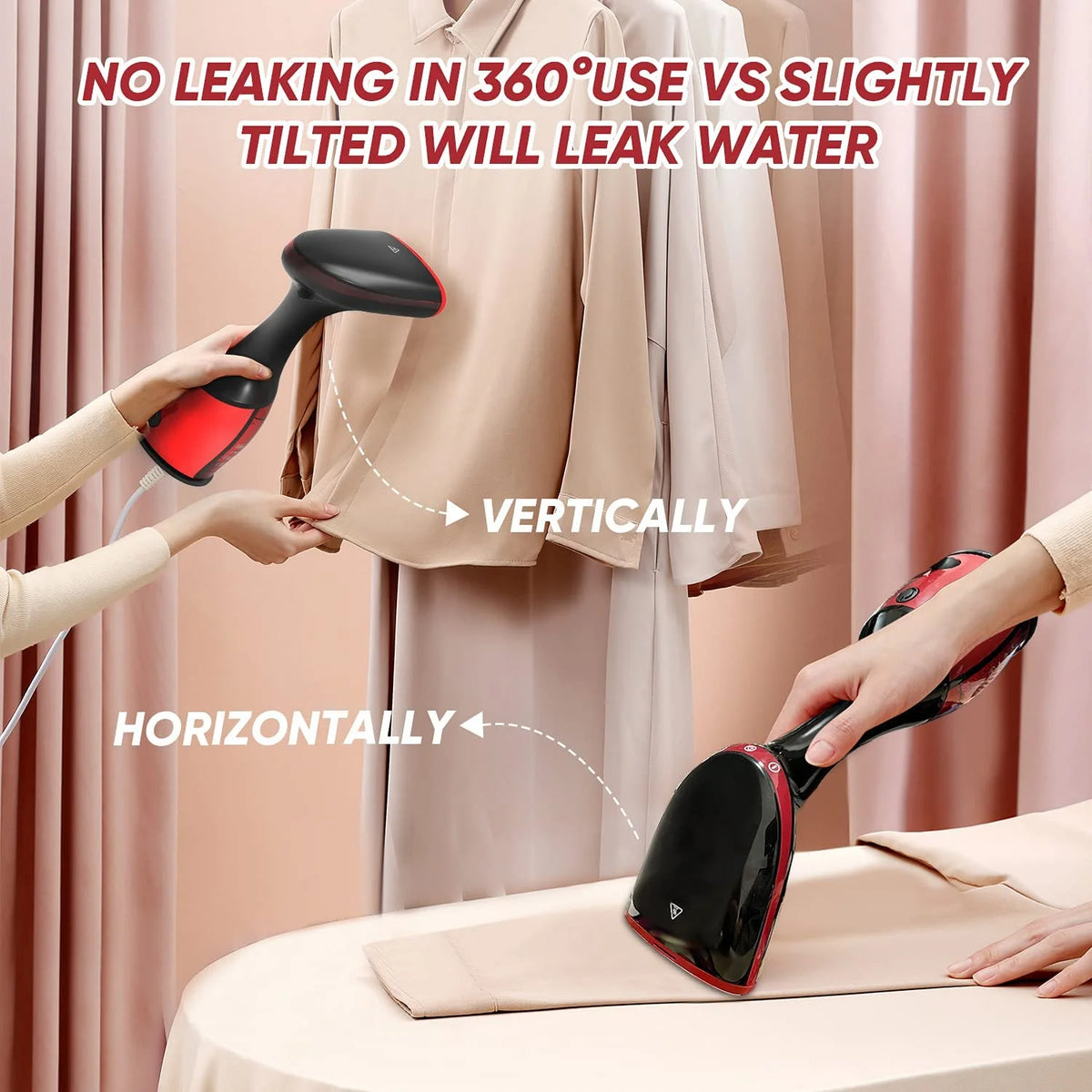 Handheld Steamer with 300ml Water Tank M2938