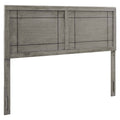 Gray Wood Queen Headboard D84872
