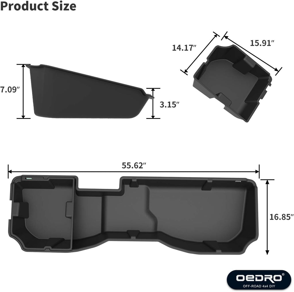 Rear Under Seat Storage Box for Crew Cab E2378