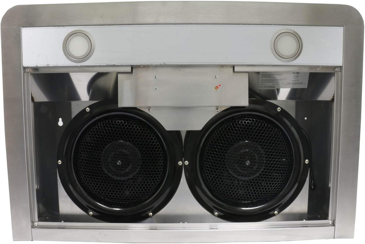 Stainless Steel Under Cabinet Range Hood with 2 LED Lights E92770