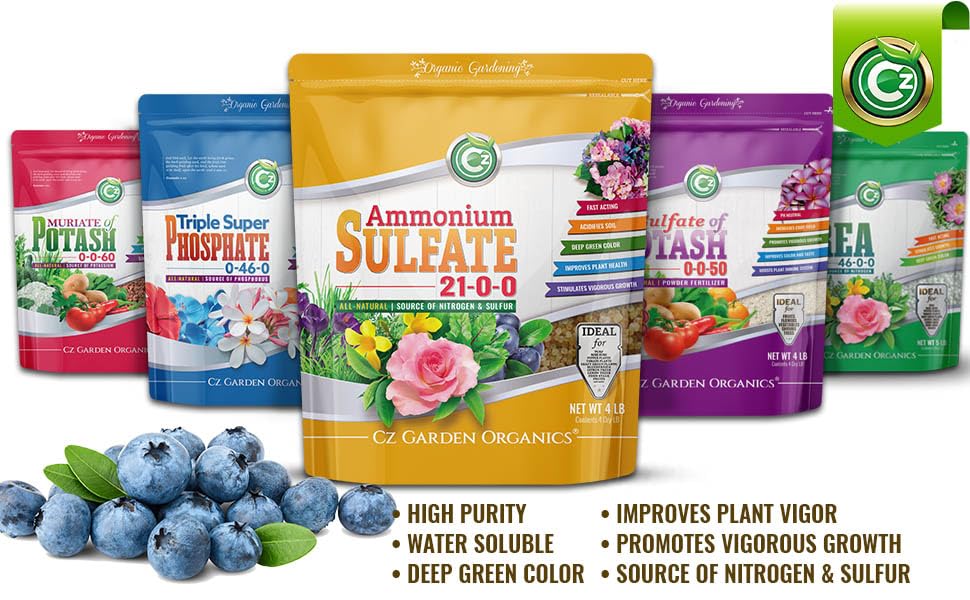 Ammonium Sulfate Fertilizer 21-0-0 +24% Sulfur Plant Food S6030