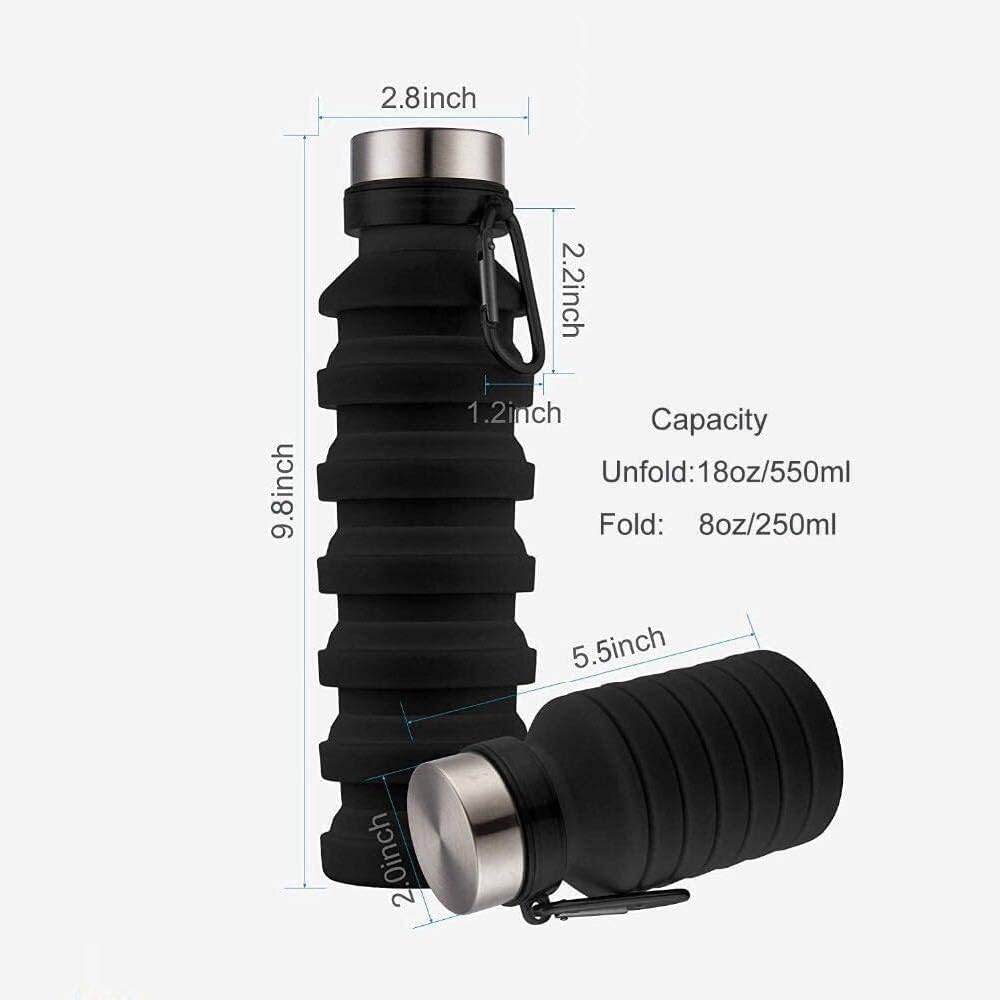 Collapsible Silicone Water Bottle H82846
