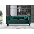 Green Rolled Arms Sofa Y3821