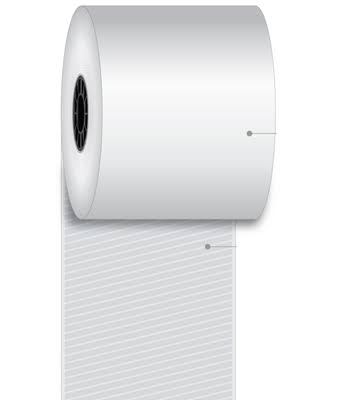 Linerless Receipt Paper Roll - 12/Case L77261