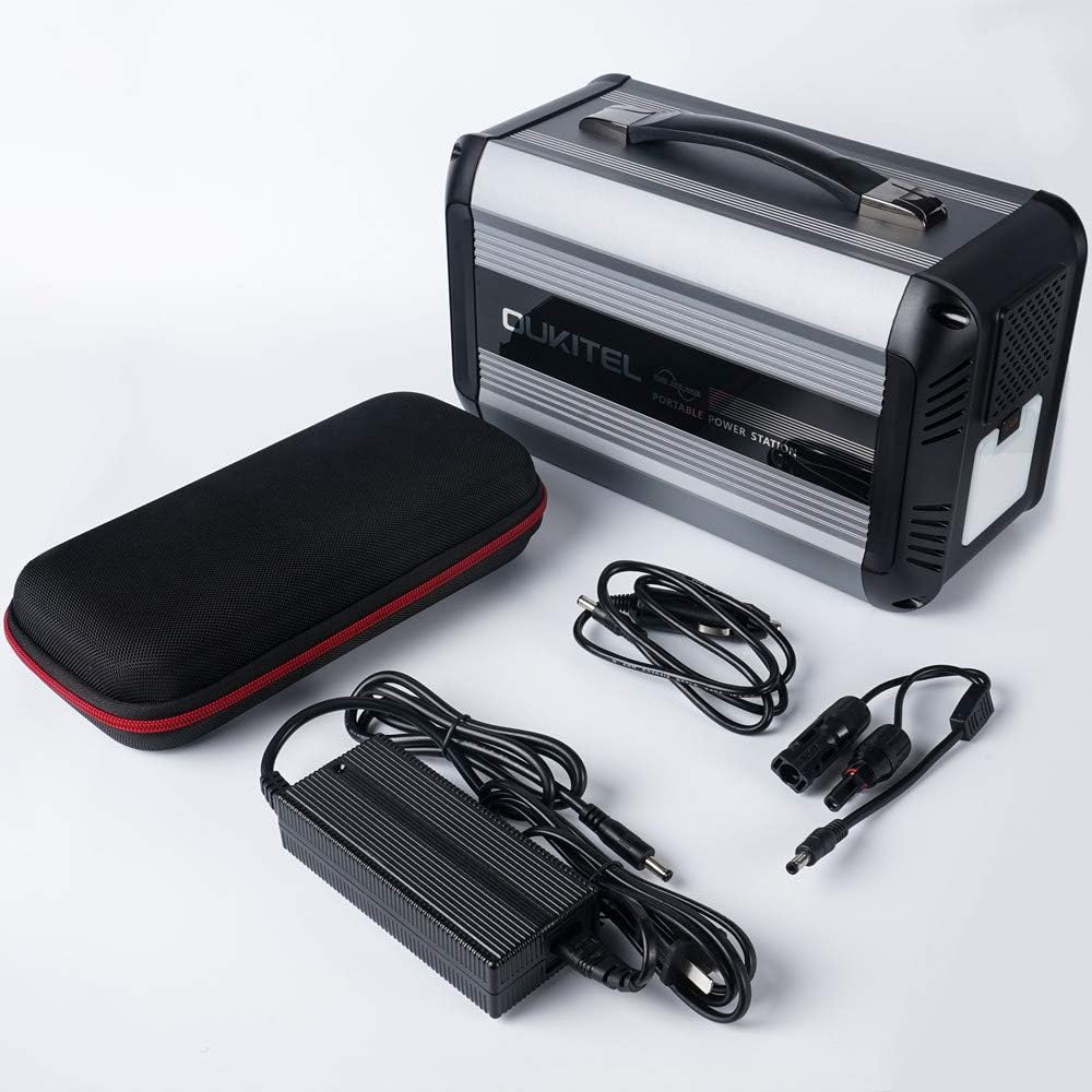 192000mAh 614.4Wh LiFePO4 110V 500W Portable Power Station with AC Outlet L89093
