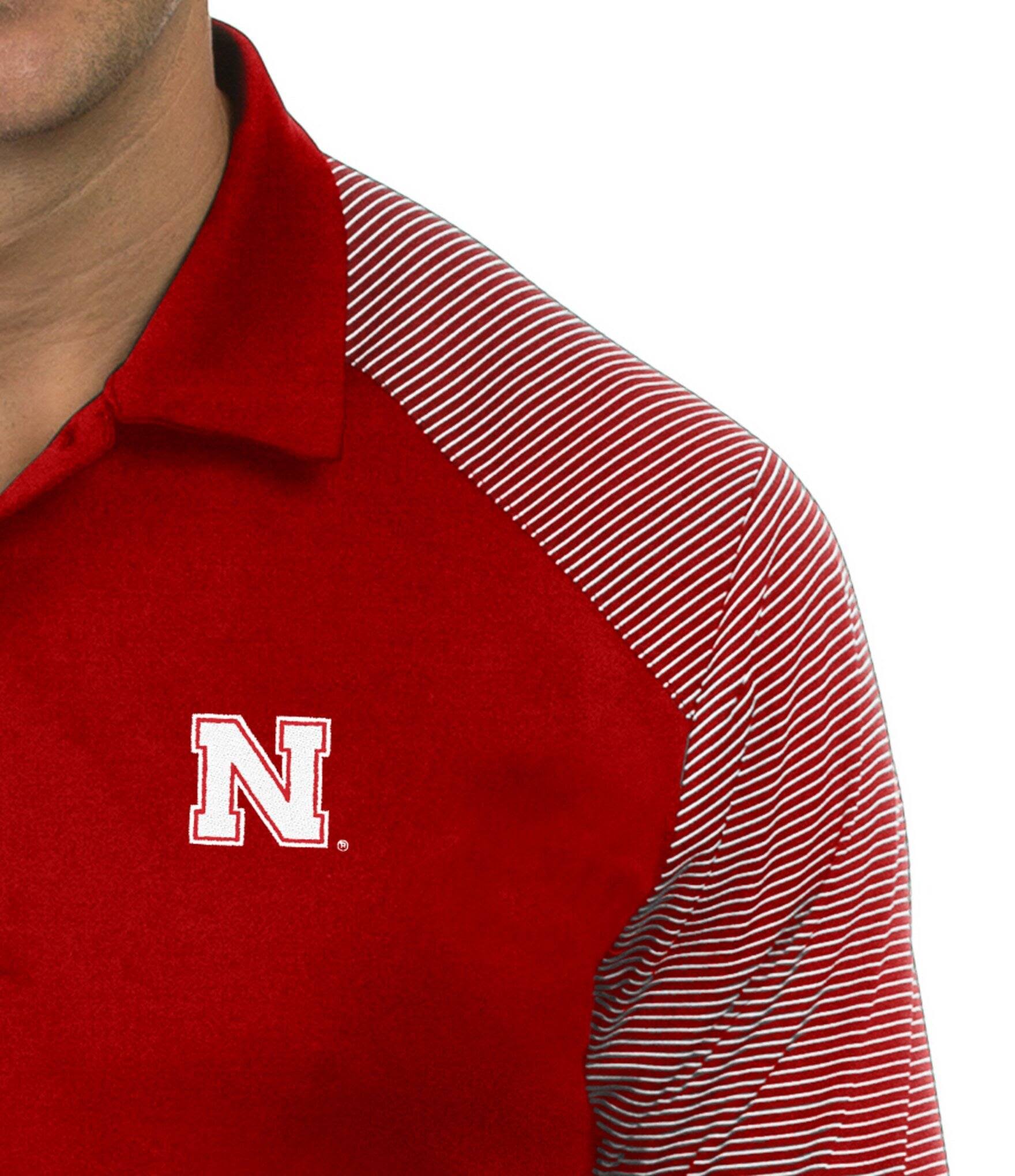 Cardinal/White Polo F423178