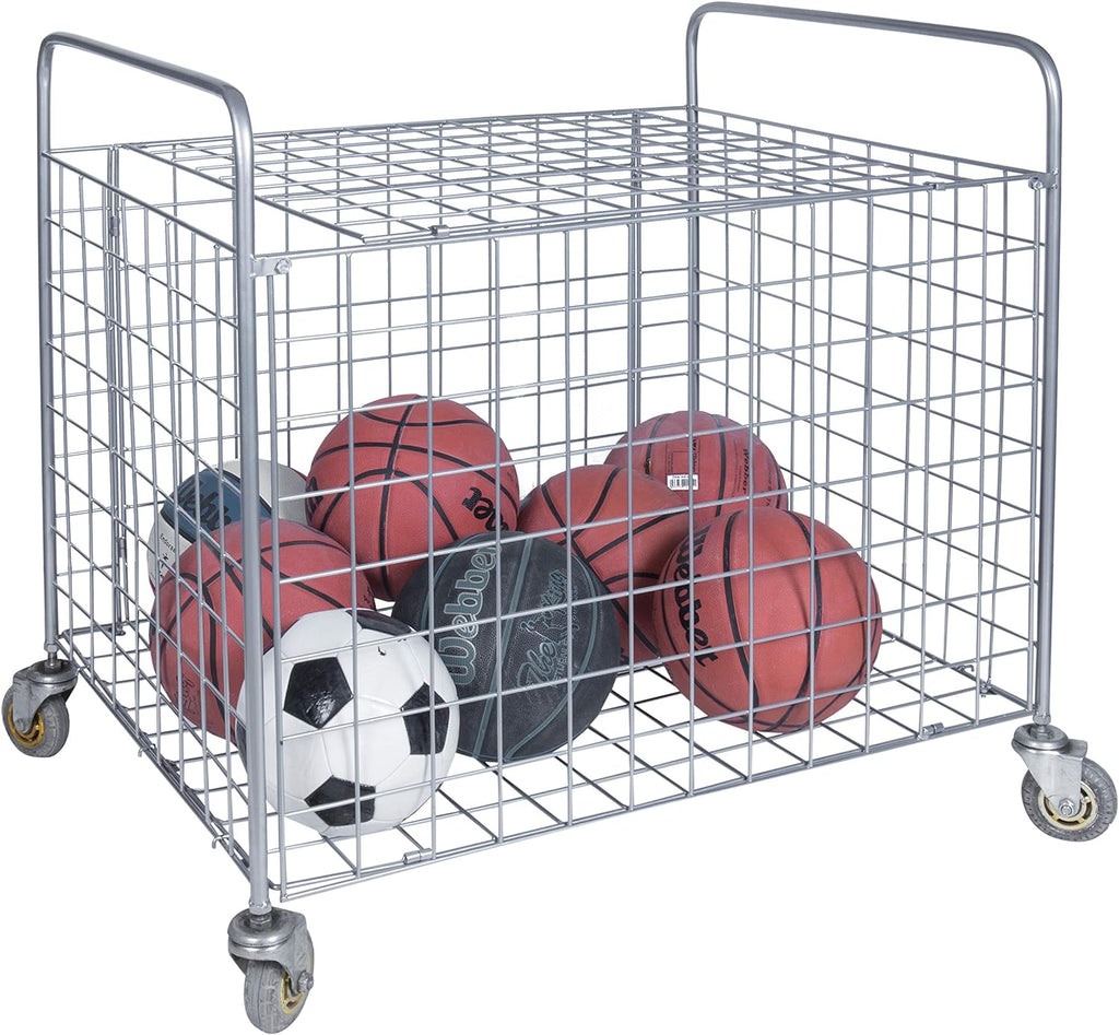 Metal Rolling Ball Storage Cart Y39470