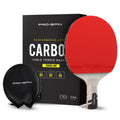 Carbon Fiber Ping Pong Paddle with Penhold Grip N9523