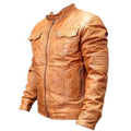 Brown Sheep Skin Leather Jacket V5410