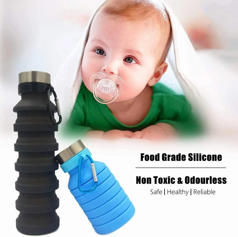Collapsible Silicone Water Bottle H82846