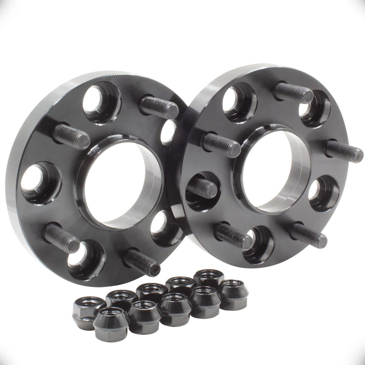 Wheel Adapters 5x4.50 to 5x4.50 Hub Centric 70.50mm Billet Aluminum 1" Thick Set of 2 J197