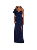 Ruffled Long Evening Dress V290