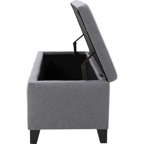 Gray Storage Ottoman B10162