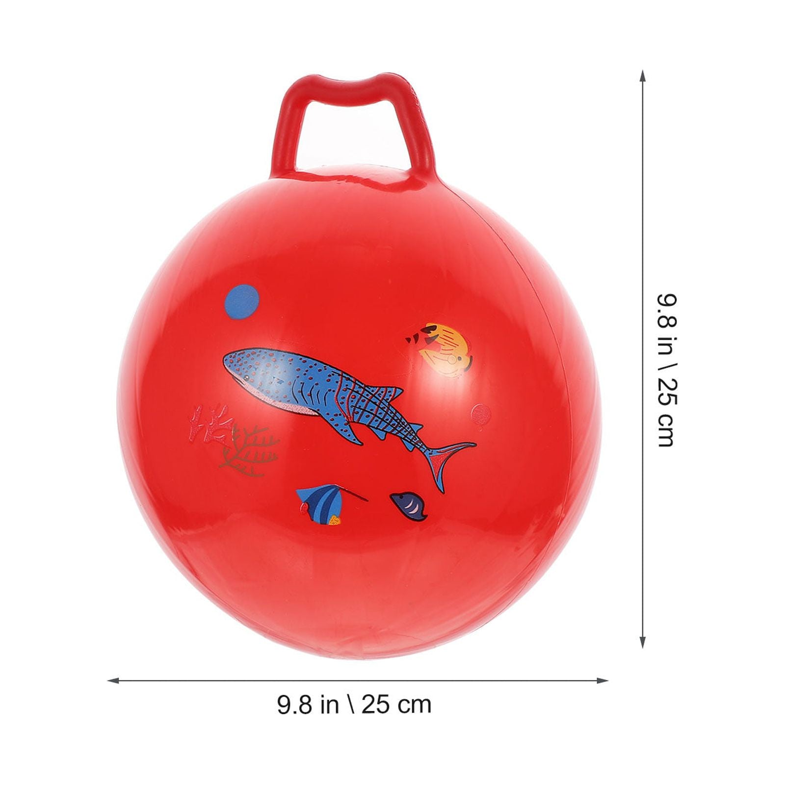 3Pcs Inflatable Hopper Balls with Handle U2491