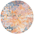 Gold / Blue Rug R9650